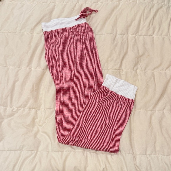 Red and White Striped Pajama Set - Picture 3 of 3